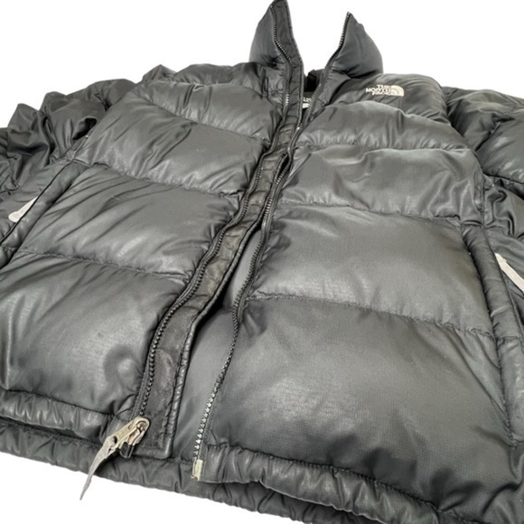 THE NORTH FACE Retro 1996 Black Nuptse 700 Down Puffer Jacket Coat Women's XL - Picture 11 of 16